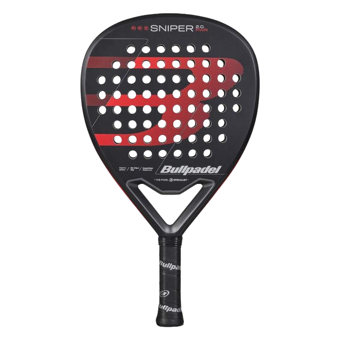Bullpadel Sniper 2.0 Power Black 2026 Racket