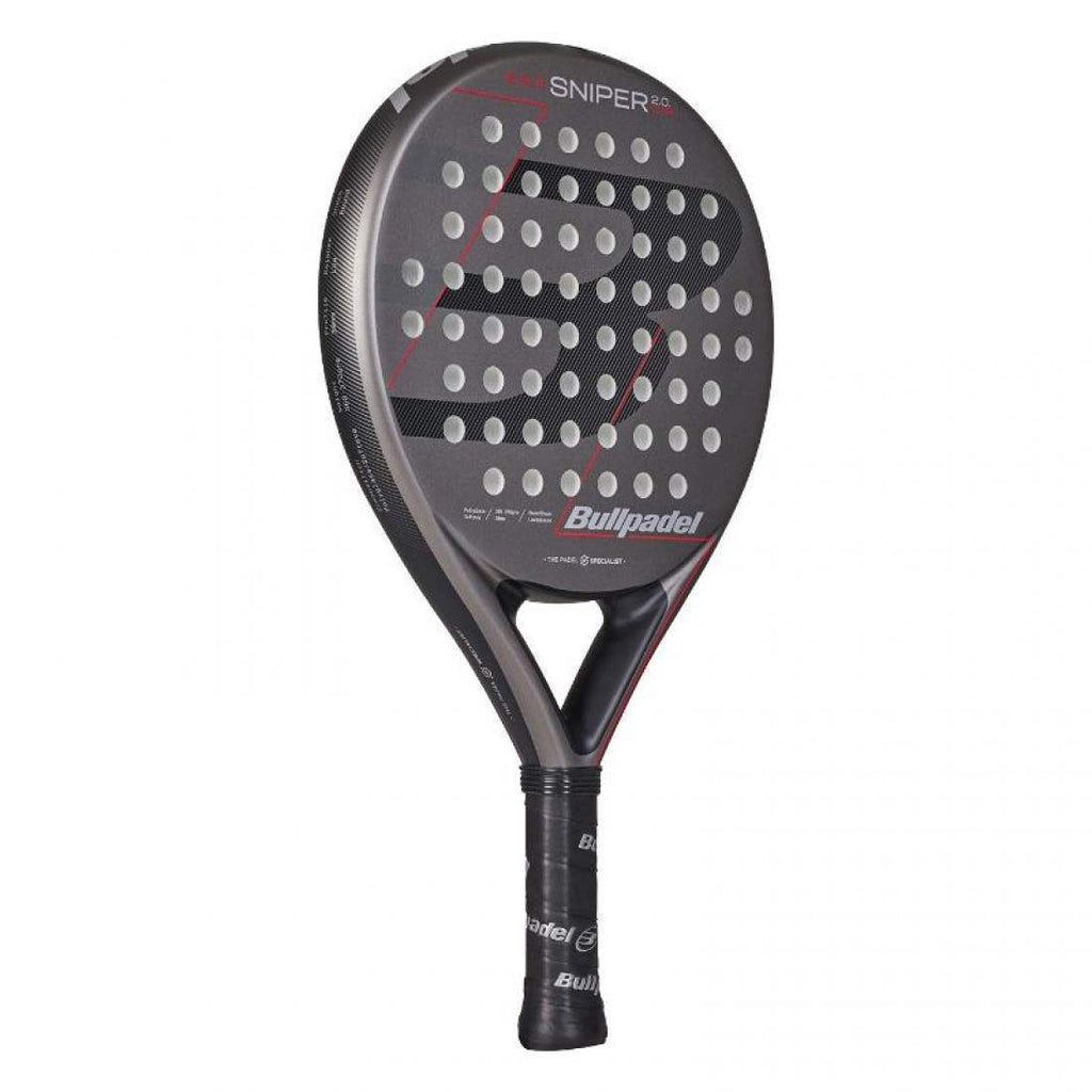 Bullpadel Sniper 2.0 Control Dark Gray 2026 Racket